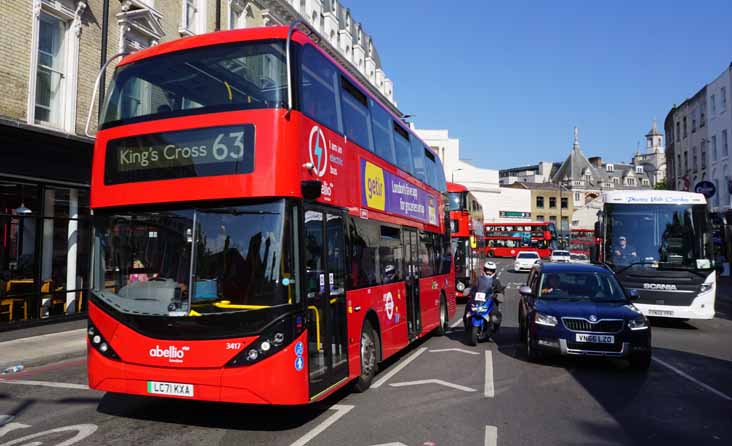 Abellio BYD DD ADL Enviro400EV CITY 3417